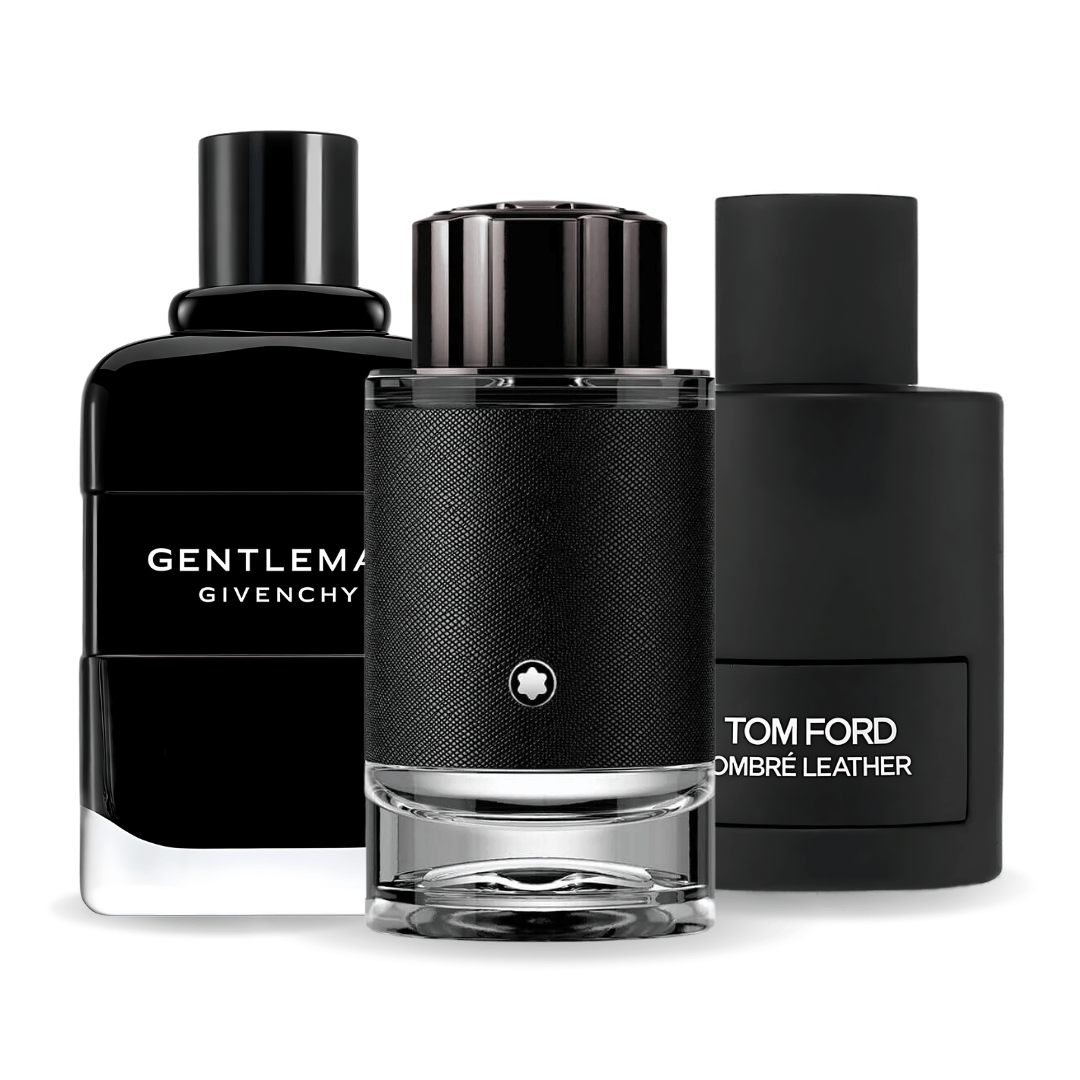 Sada 3 parfémů Tom Ford Ombre Leather, Givenchy Gentleman, Montblanc Explorer 100ml