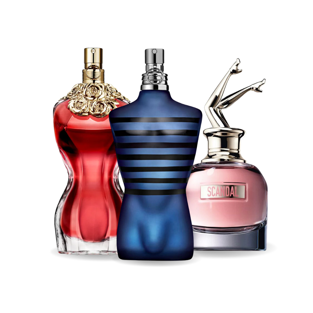 Sada 3 parfémů LA BELLE, ULTRA MALE, Gaultier SCANDAL 100ml